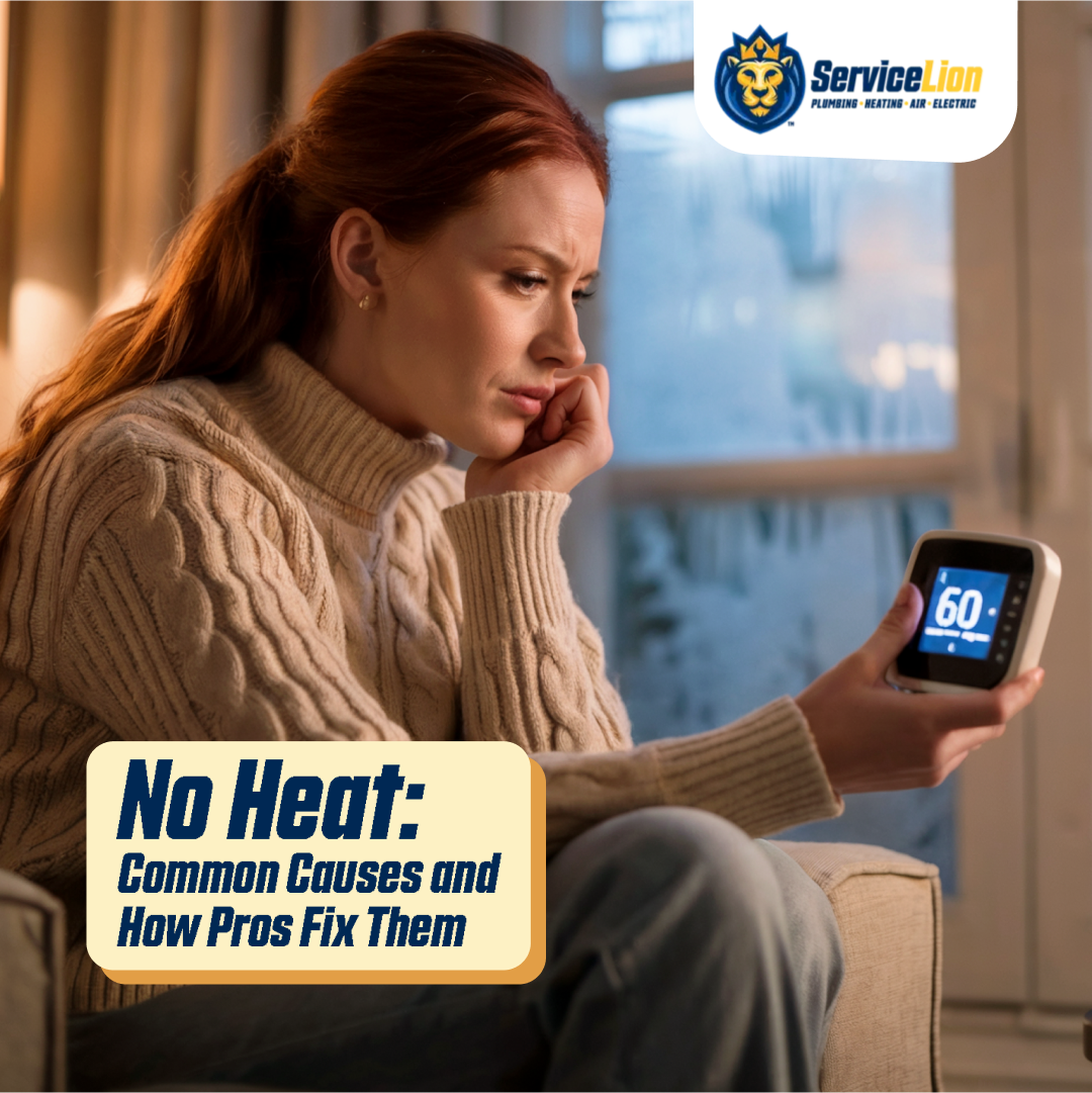 furnace running but no heat