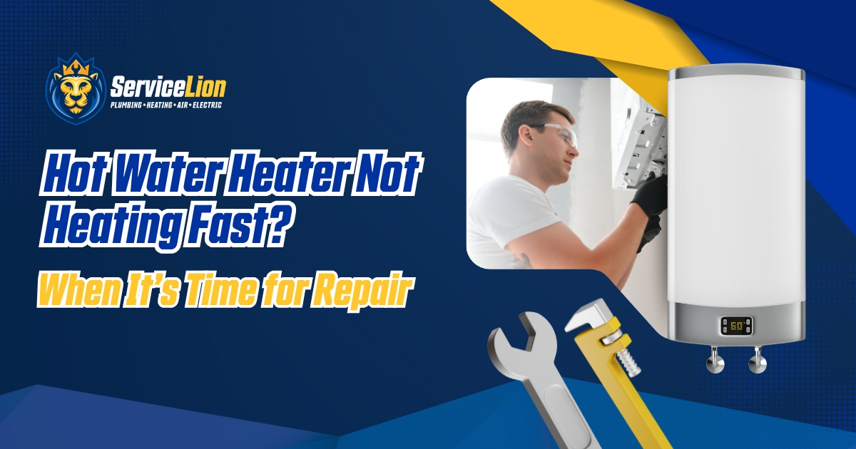 water heater not heating fast